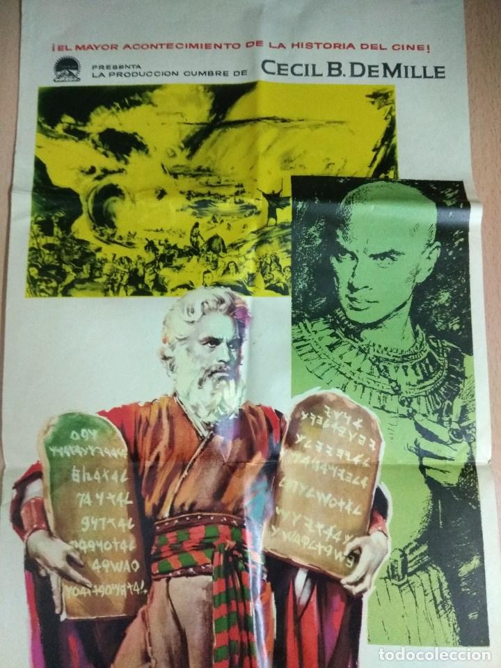 Cine: LOS DIEZ MANDAMIENTOS PROGRAMA CARTEL - Foto 2