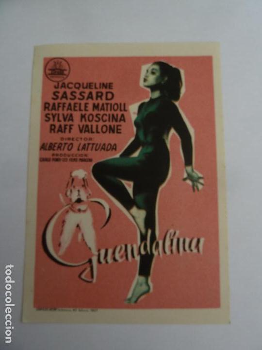 Cinema: guendalina folleto de mano original estreno perfecto estado