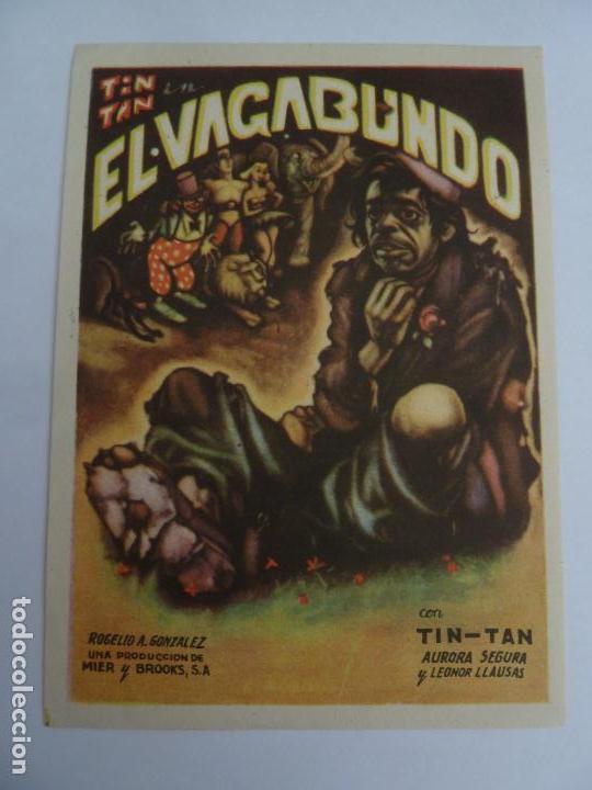 Cinema: el vagabundo tin tan folleto de mano original estreno perfecto estado