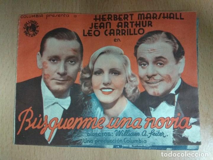 Cine: BUSQUEME UNA NOVIA - PROGRAMA DE CINE DOBLE - Foto 1