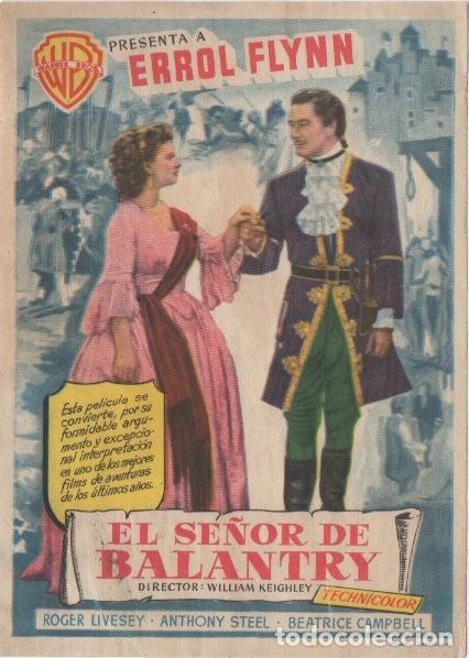 Cine: PROGRAMA DE CINE. EL SE&Ntilde;OR DE BALANTRY SIN PUBLICIDAD - Foto 1