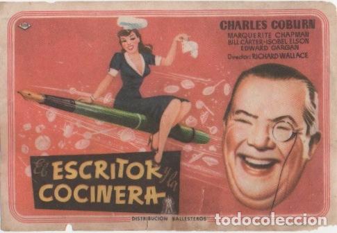 Cine: PROGRAMA DE CINE. EL ESCRITOR Y LA COCINERA SIN PUBLICIDAD - Foto 1