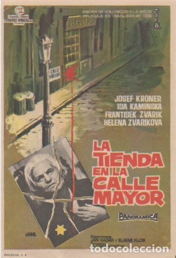 Cine: PROGRAMA DE CINE. LA TIENDA EN LA CALLE MAYOR SIN PUBLICIDAD - Foto 1