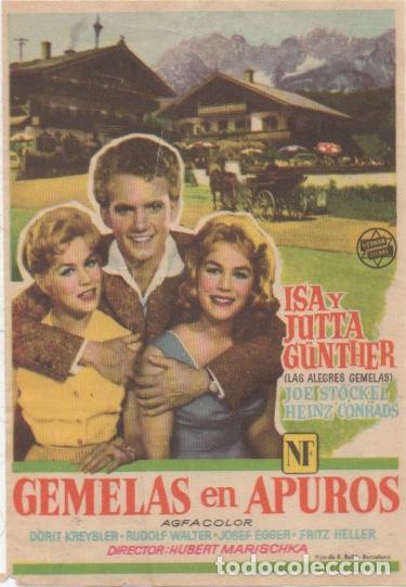 Cine: PROGRAMA DE CINE. GEMELAS EN APUROS SIN PUBLICIDAD - Foto 1