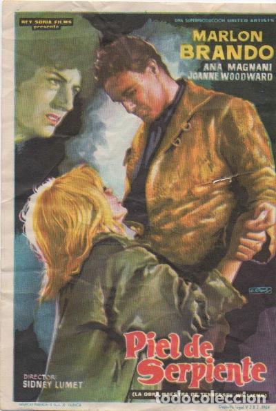 Cine: PROGRAMA DE CINE. PIEL DE SERPIENTE SIN PUBLICIDAD - Foto 1