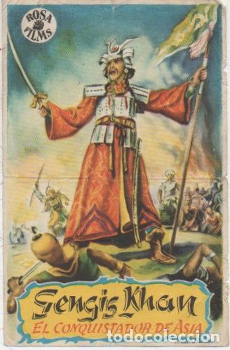 Cinema: PROGRAMA DE CINE. GENGIS KHAN EL CONQUISTADOR DE ASIA SIN PUBLICIDAD