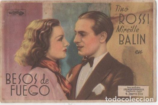 Cine: PROGRAMA DE CINE. BESOS DE FUEGO SIN PUBLICIDAD - Foto 1