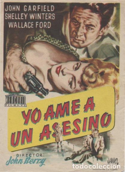 Cine: PROGRAMA DE CINE. YO AME A UN ASESINO SIN PUBLICIDAD - Foto 1