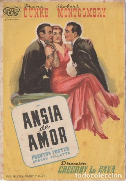 Cine: PROGRAMA DE CINE. ANSIA DE AMOR SIN PUBLICIDAD - Foto 1