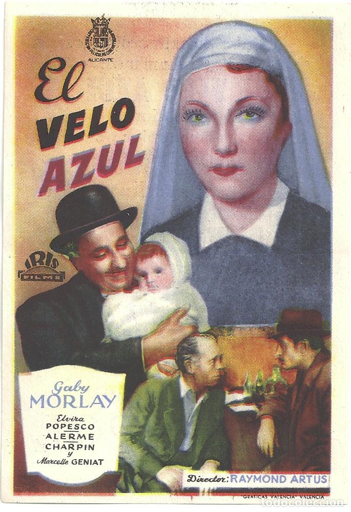 Cine: PTCC 025 EL VELO AZUL PROGRAMA SENCILLO IRIS FILMS GABY MORLAY - Foto 1