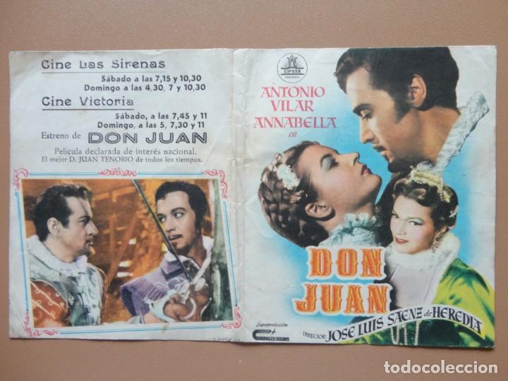 Cine: DON JUAN - (Programa Doble) - Foto 1