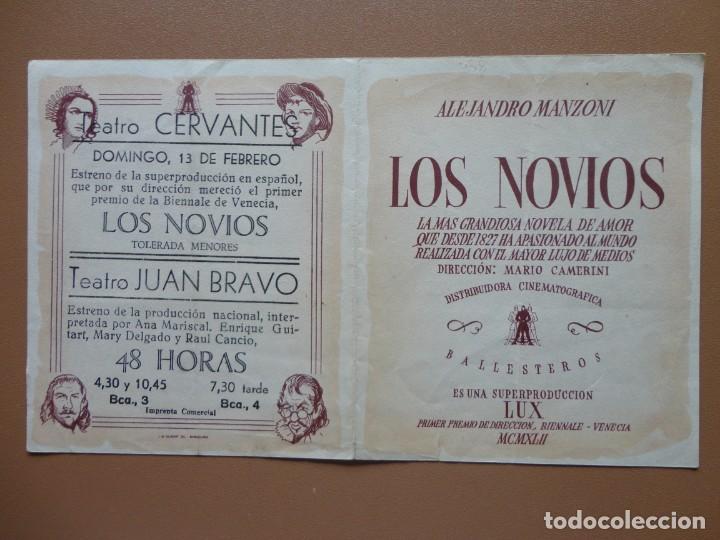 Cine: LOS NOVIOS - (Programa Doble) - Foto 1