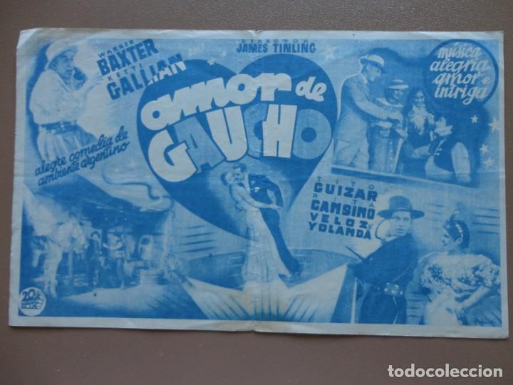 Cine: AMOR DE GAUCHO - (doble) - Foto 2