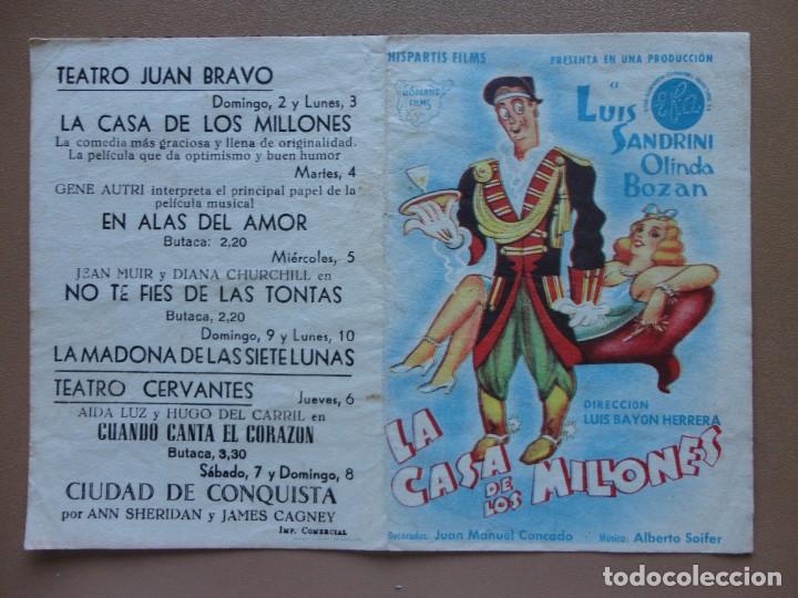 Cine: LA CASA DE LOS MILLONES - - Foto 1