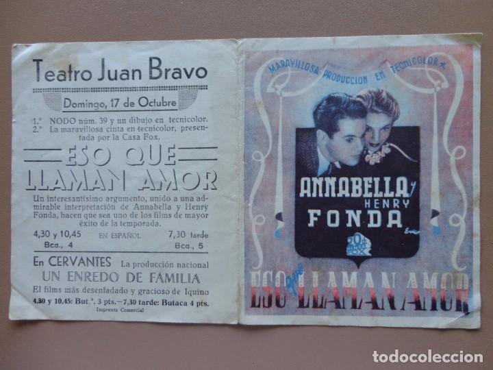 Cine: ESO QUE LLAMAN AMOR - - Foto 1
