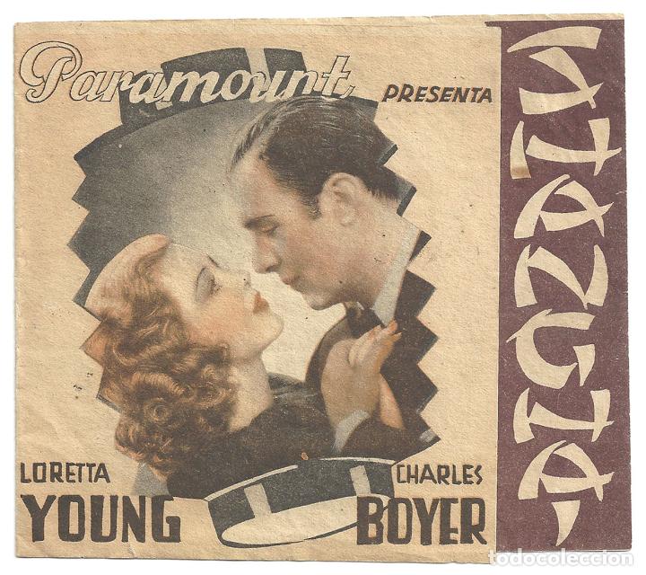 Cine: PTCC 027 SHANGHAI PROGRAMA DOBLE PARAMOUNT LORETTA YOUNG CHARLES BOYER WARNER OLAND - Foto 1