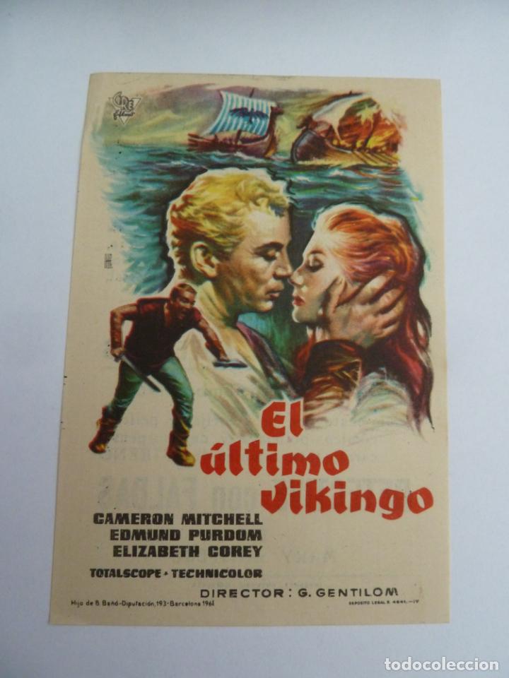  Foglietti di film di film antichi di cinema: el ultimo vikingo folleto de mano original cine impreso perfecto estado