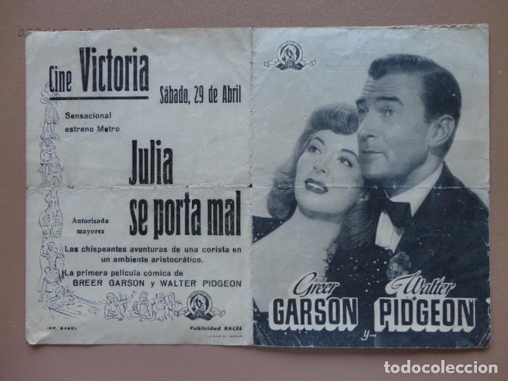 Cine: JULIA SE PORTA MAL - (P. Doble) - Foto 1