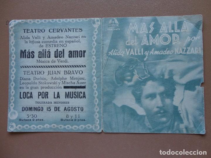Cine: M&Aacute;S ALL&Aacute; DEL AMOR - (P. Doble) - Foto 1
