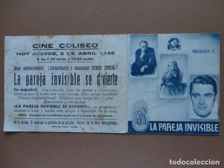 Cine: LA PAREJA INVISIBLE SE DIVIERTE - Foto 1