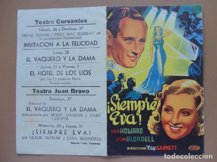 Cine: SIEMPRE EVA - (P. Doble) - Foto 1