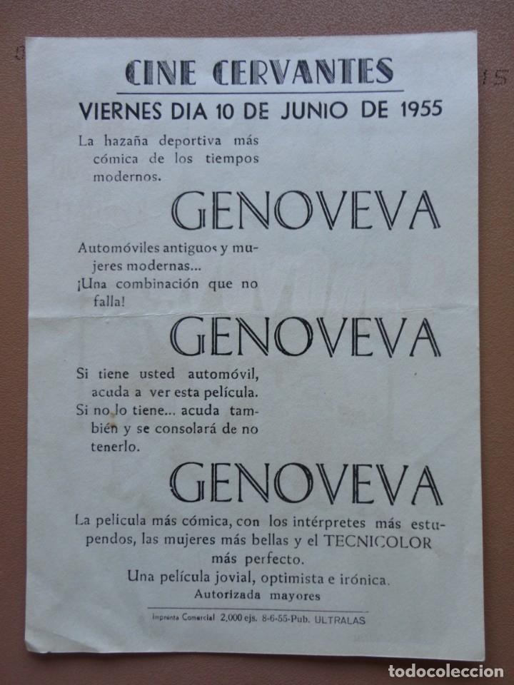 Cine: GENOVEVA 1955 - (C. Cervantes) - Foto 2