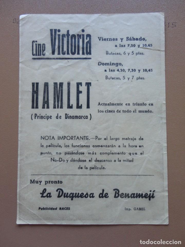 Cine: HAMLET - (Cine Victoria) - Foto 2
