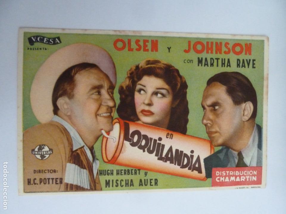 Cinema: loquilandia folleto de mano original perfecto estado