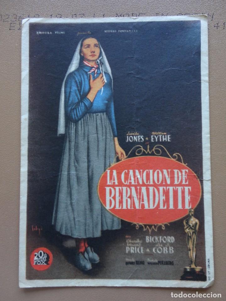 Cine: LA CANCI&Oacute;N DE BERNADETTE - Foto 1