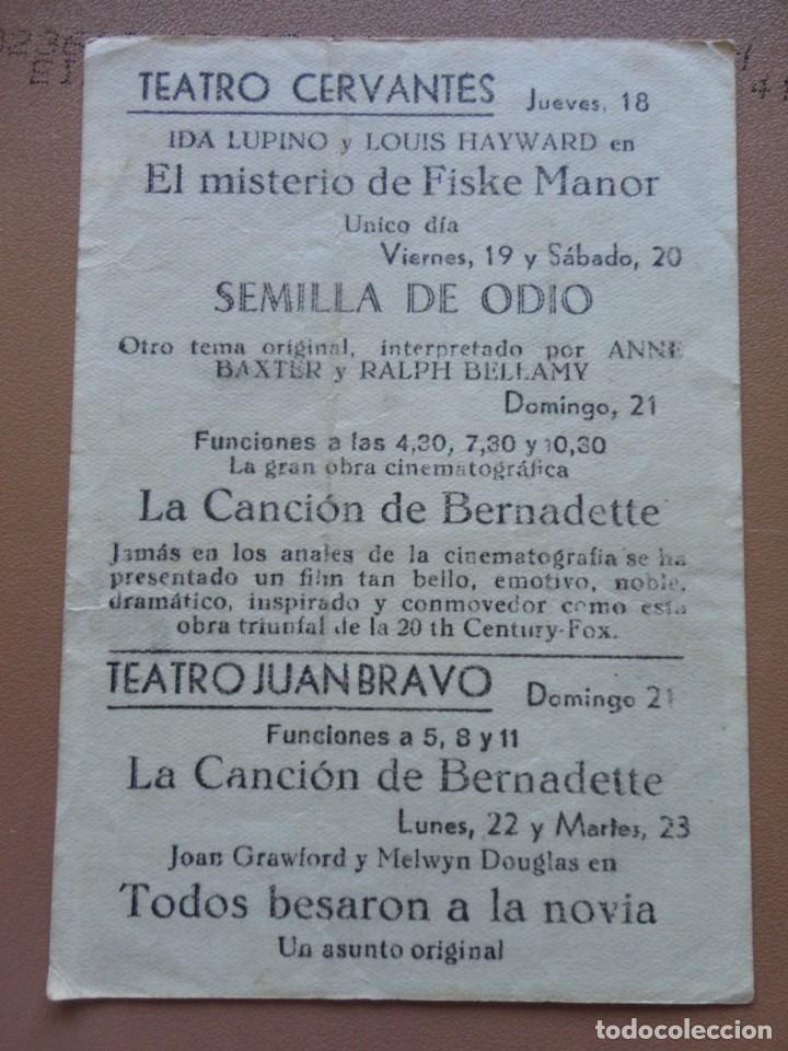 Cine: LA CANCI&Oacute;N DE BERNADETTE - Foto 2