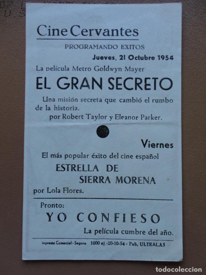 Cine: EL GRAN SECRETO - 1954 - - Foto 2