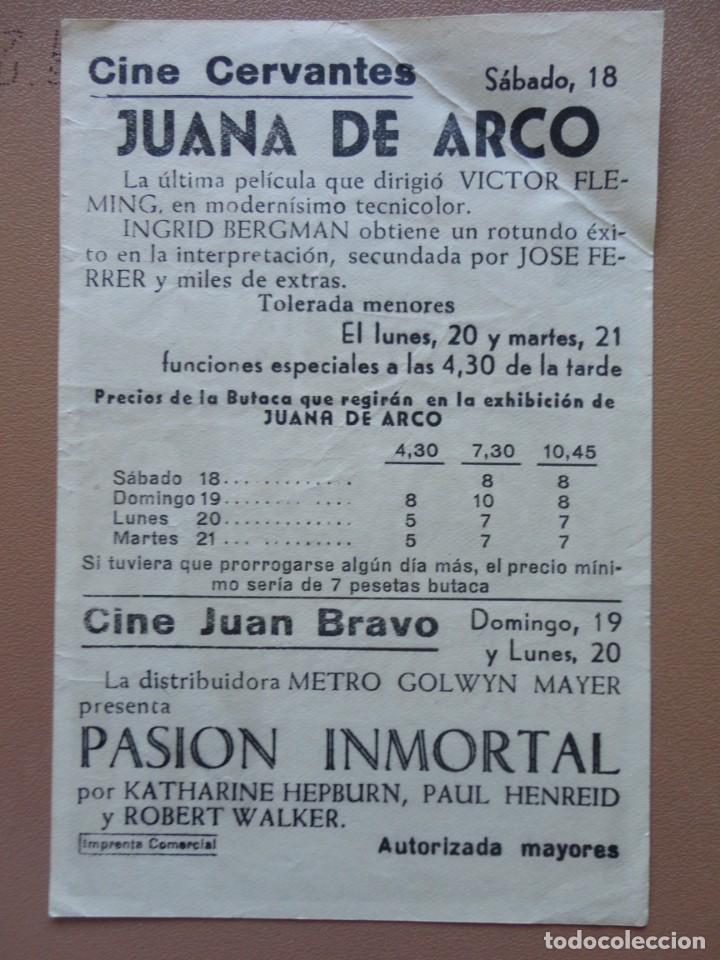 Cine: JUANA DE ARCO - (C. Cervantes) - Foto 2
