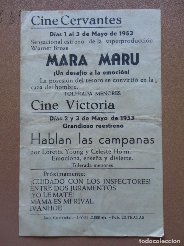 Cine: MARA MARU - (C. Cervantes) - Foto 2