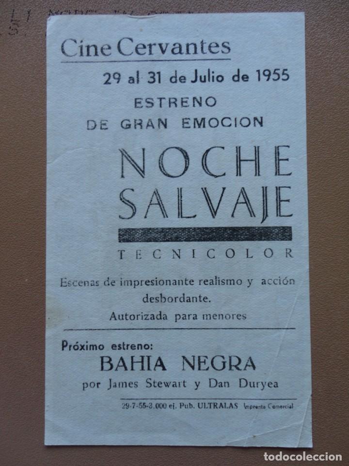 Cine: NOCHE SALVAJE - (C. Cervantes) - Foto 2