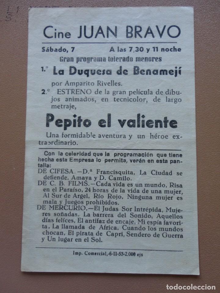 Cine: PEPITO EL VALIENTE - (C. J. Bravo) - Foto 2