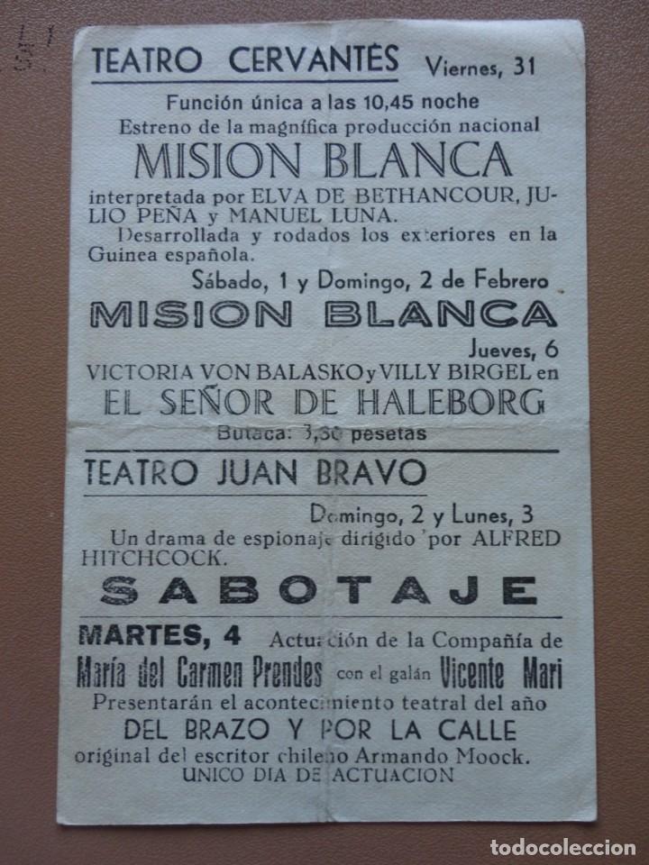 Cine: SABOTAJE - (T. Cervantes) - Foto 2