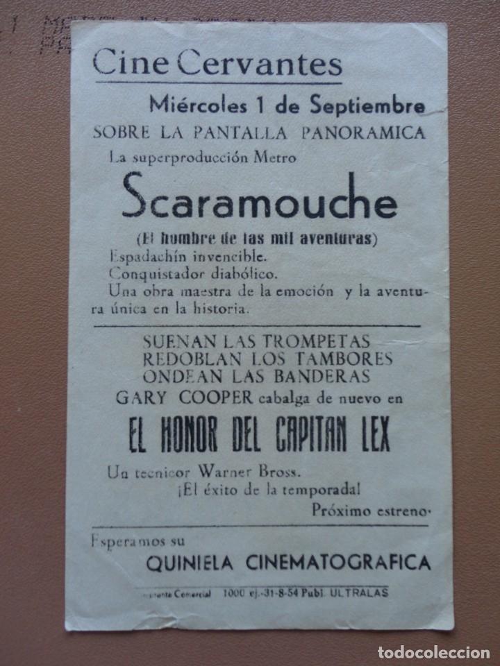 Cine: SCARAMOUCHE - (C. Cervantes) - Foto 2