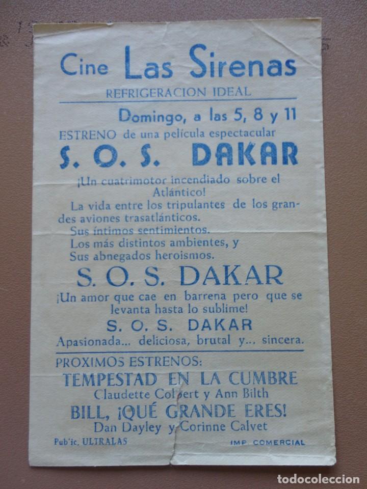 Cine: S.O.S. DAKAR - (C. Las Sirenas) - Foto 2