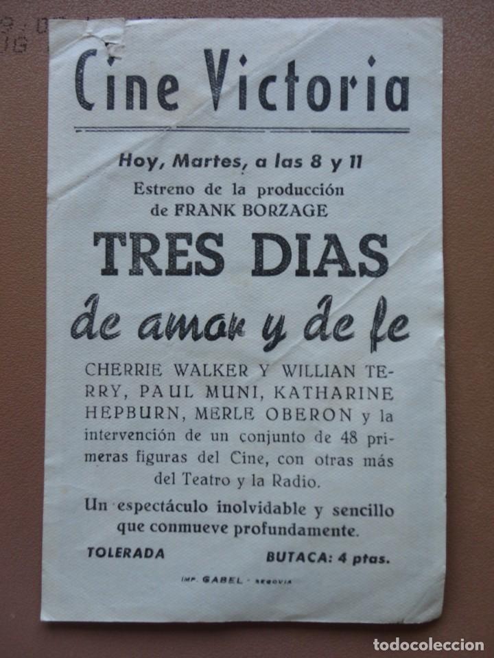Cine: TRES D&Iacute;AS DE AMOR Y DE F&Eacute; - Foto 2