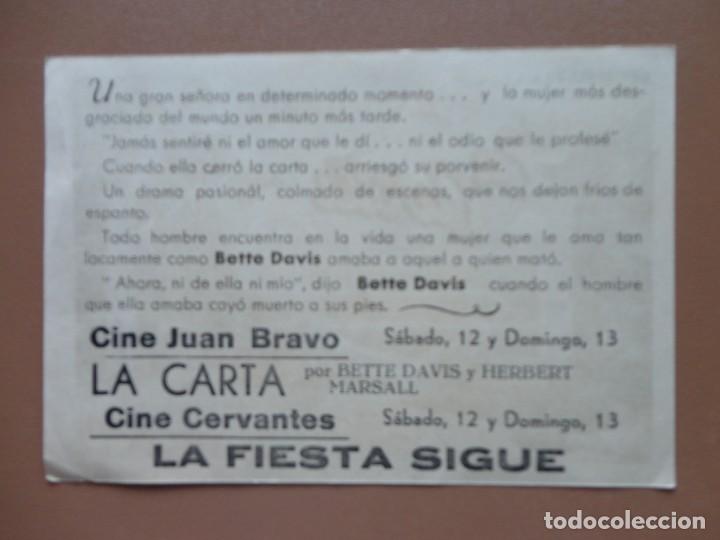 Cine: LA CARTA - (Cine Cervantes) - Foto 2