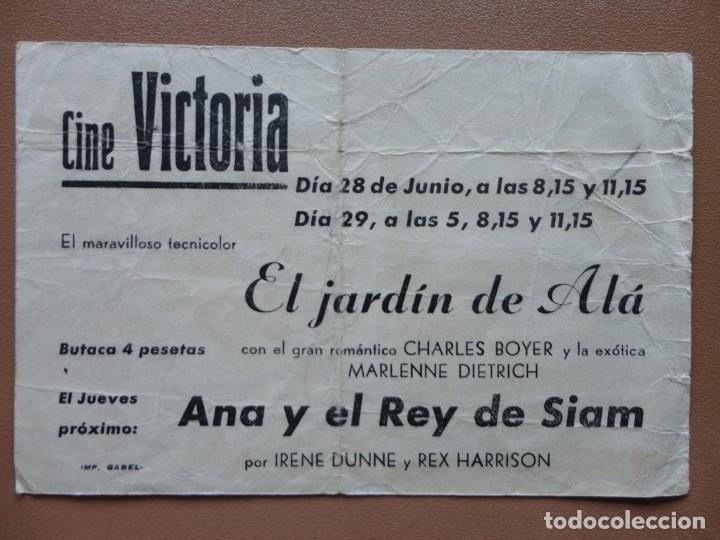 Cine: EL JARD&Iacute;N DE AL&Aacute; - (C. Victoria) - Foto 2