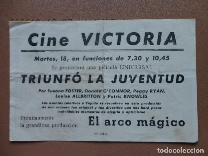 Cine: TRIUNF&Oacute; LA JUVENTUD - - Foto 2