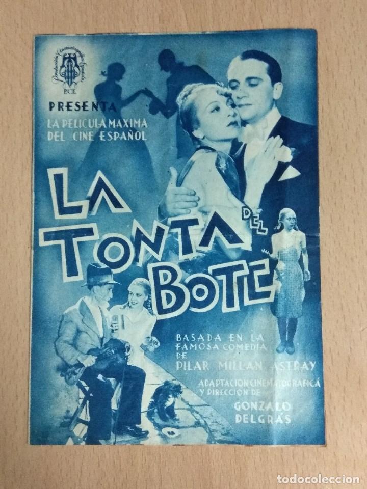 Cine: LA TONTA DEL BOTE - PROGRAMA DOBLE DE MANO CON PUBLICIDAD - Foto 1