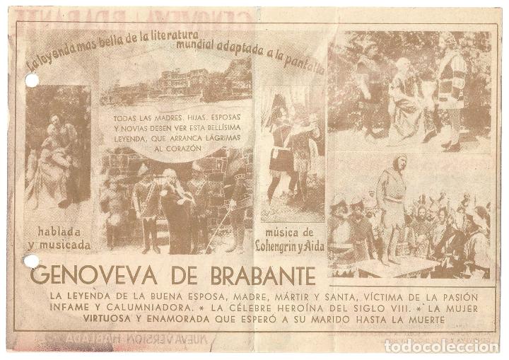 Cine: PTEB 044 GENOVEVA DE BRABANTE PROGRAMA DOBLE NUEVA VERSION HABLADA - Foto 2