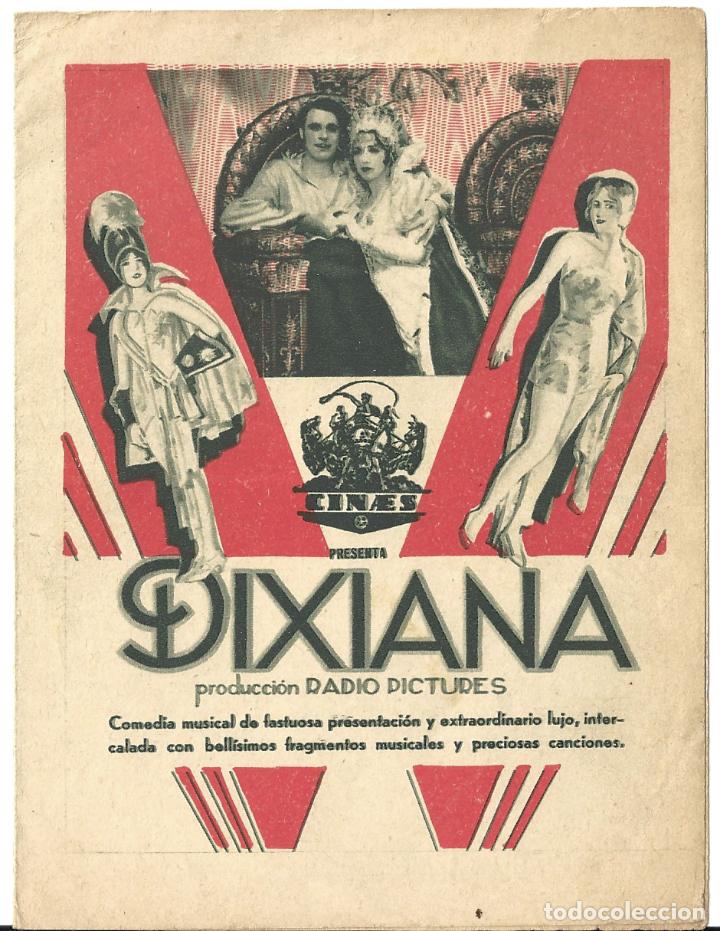 Cine: PTEB 045 DIXIANA PROGRAMA DOBLE CINAES BEBE DANIELS - Foto 1