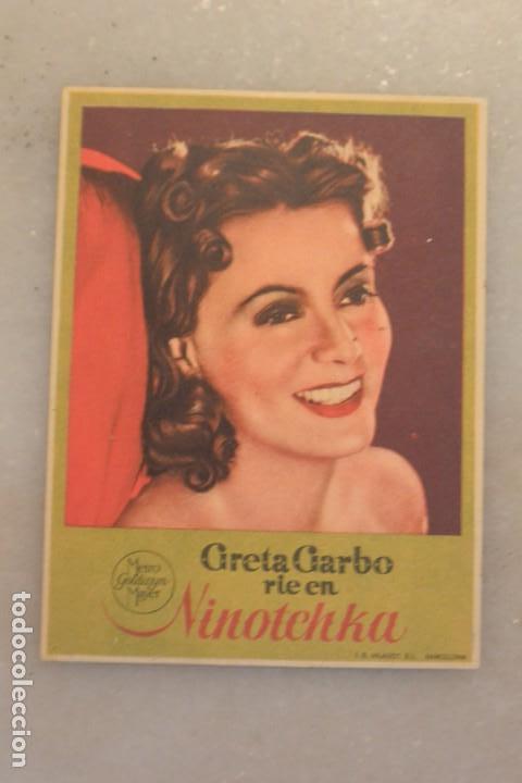 Cine: PROGRAMA FOLLETO CINE GRETA GARBO RIE EN NINOTCHKA - Foto 1