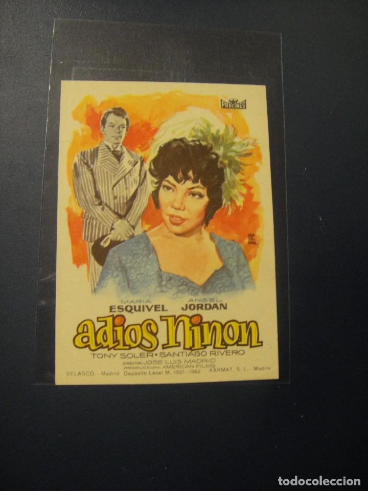 Cine: adios ninon - sin publicidad - impecable - Foto 1