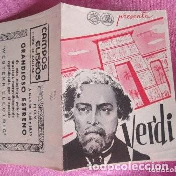 Cine: VERDI , GABY MORLAY PROGRAMA DE CINE DOBLE . EXCELENTE C16 - Foto 2