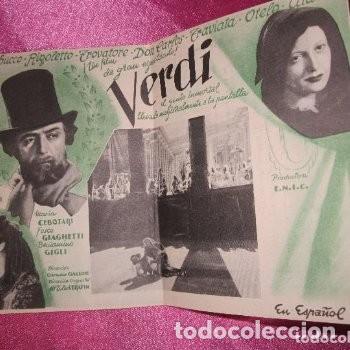 Cine: VERDI , GABY MORLAY PROGRAMA DE CINE DOBLE . EXCELENTE C16 - Foto 5