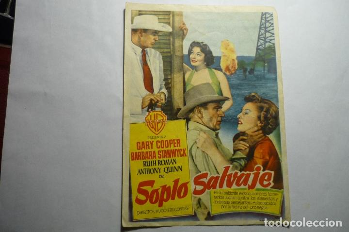 Cine: programa soplo salvaje - gary cooper -